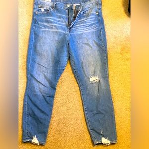 True Skinny Ankle- Sky High Jeans